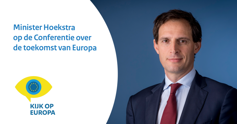 Minister Hoekstra op de Conferentie over de toekomst van Europa